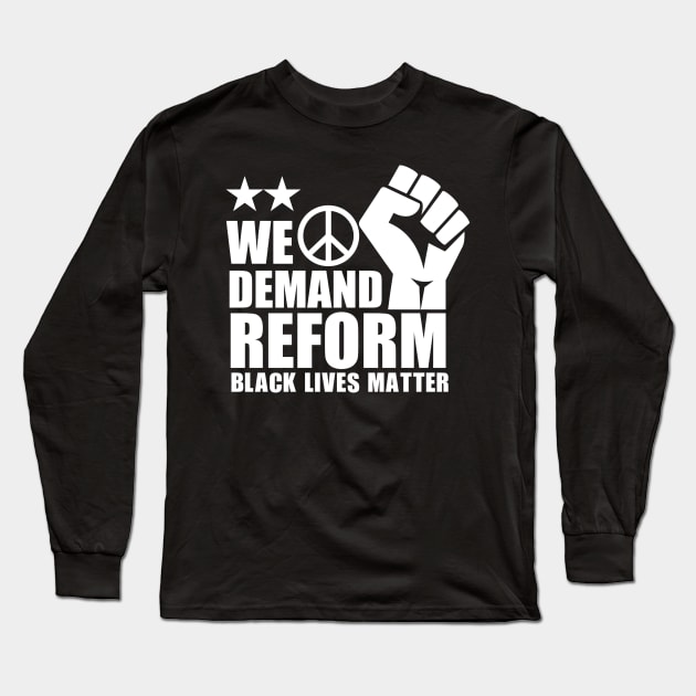 Black Lives Matter Long Sleeve T-Shirt by Rise And Design